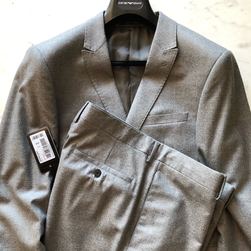 Emporio Armani David Line Gray 2 pc Suit